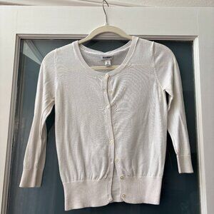 QYT 2 Old Navy Cardigans Size XS (1) Cream and (1) White